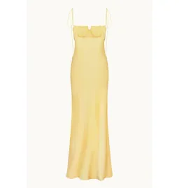 Anna October Tulip Maxi Dress Yellow Size AU 8 for rent on The Volte - image 4