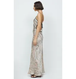 Bec & Bridge Nina Keyhole Maxi Dress Blush Jacquard Size AU 10 for rent on The Volte - image 2
