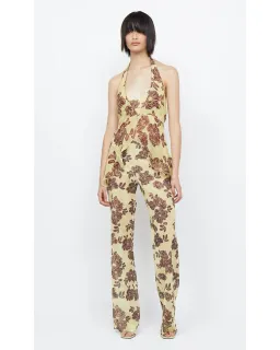 Bec & Bridge Malibu Halter Top Citrus Plum Floral Size S / AU 8  for rent on The Volte - image 1