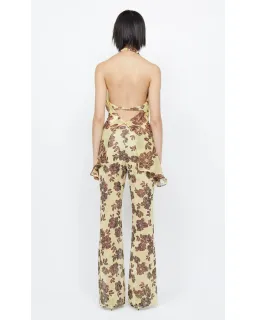 Bec & Bridge Malibu Halter Top Citrus Plum Floral Size S / AU 8  for rent on The Volte - image 4