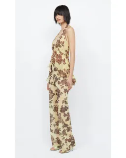 Bec & Bridge Malibu Halter Top Citrus Plum Floral Size S / AU 8  for rent on The Volte - image 2