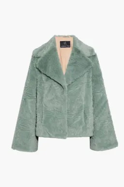 Unreal Fur Lily Jacket in Mint Size L / AU 12 for rent on The Volte - image 4