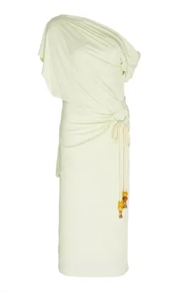Acler Karline Midi Dress Mint Green Size 6 for rent on The Volte - image 4