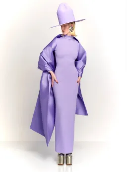 Solace London Lyana Maxi Dress Lilac Size 8 for rent on The Volte - image 1