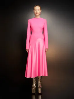 Solace London Gaia Midi Dress Pink Size 8 for rent on The Volte - image 2