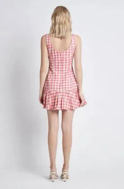 Sheike Parker Mini Dress Pink Print Size 12 for rent on The Volte - image 2
