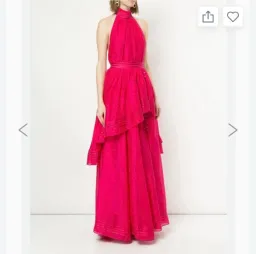 Aje Sienna Maxi Dress Hot Pink Size 16 for rent on The Volte - image 1