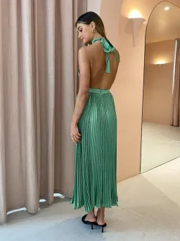 L’Idee Renaissance Gown Green Size 12  for rent on The Volte - image 2