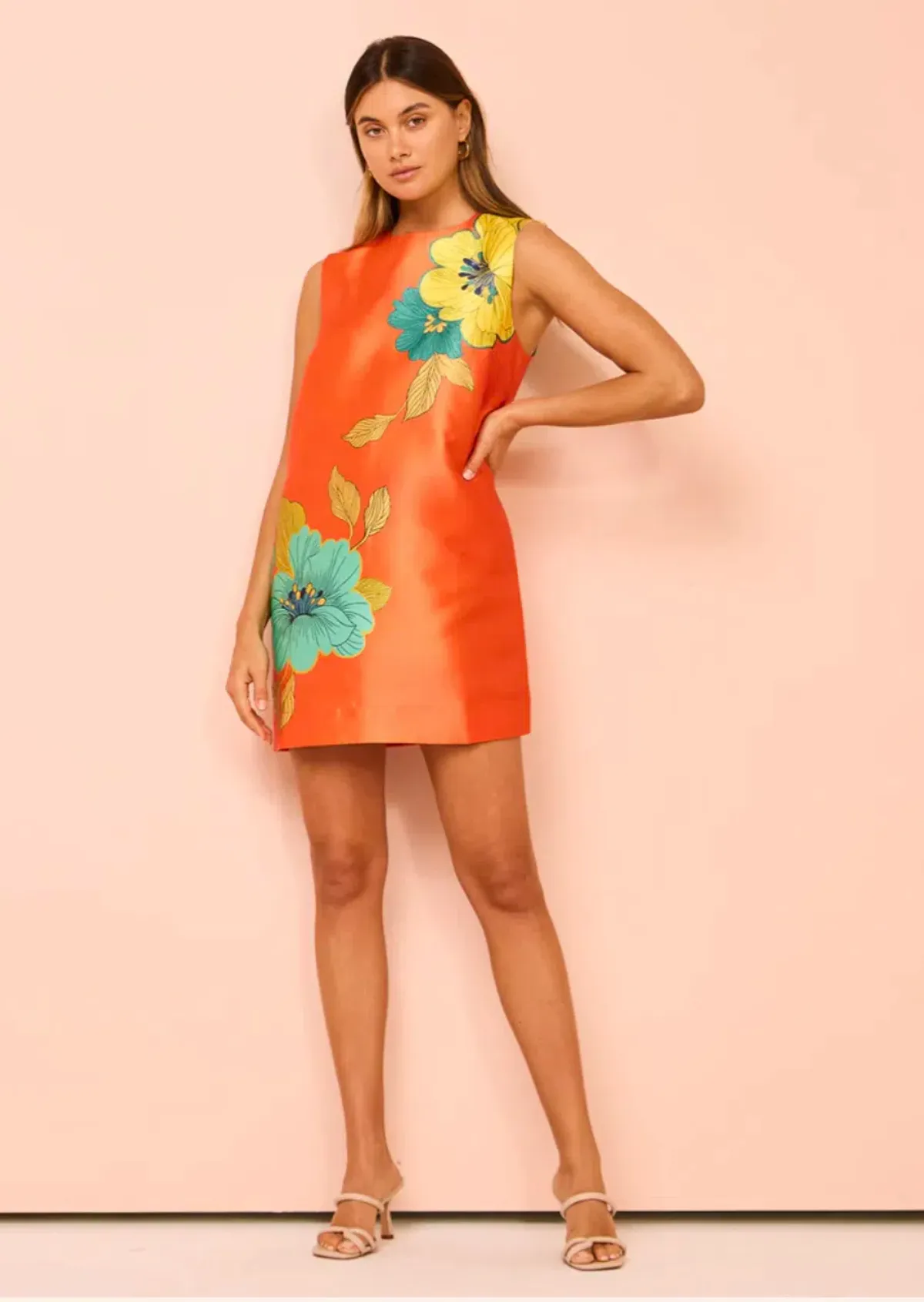 Alemais Piato Mini Dress Floral Size 10 - Image 4