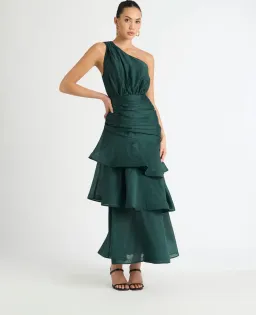 Sheike Casablanca Dress Green Size 6  for rent on The Volte - image 1
