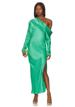 Pfeiffer Sukie Midi Dress Green Size XS / AU 6 for rent on The Volte - image 1