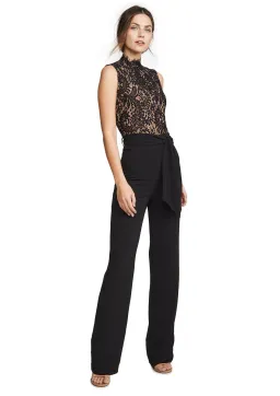 MISHA Josie Jumpsuit Black Size 4/XXS for rent on The Volte - image 1