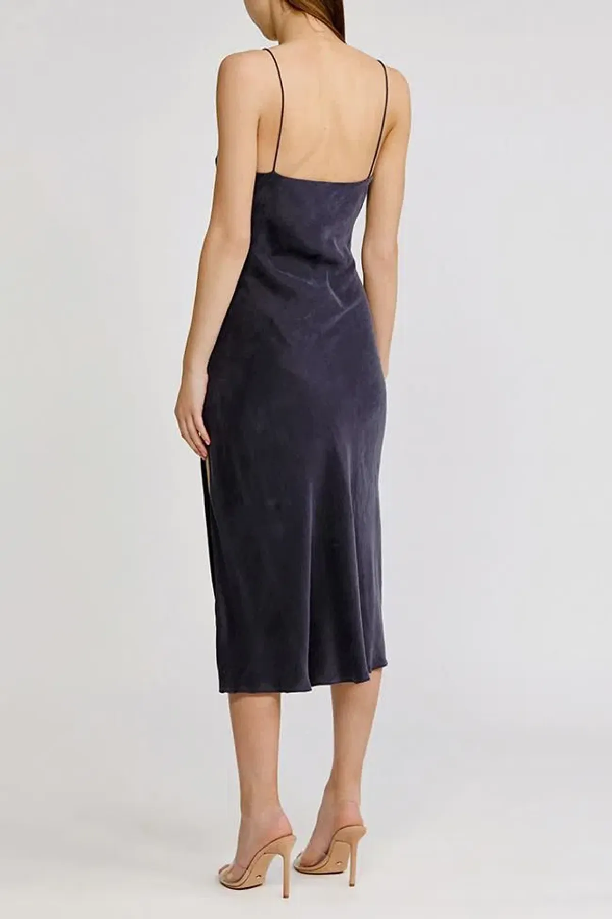 Acler Portland Midi Dress Midnight Size 10  - Image 3