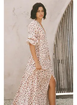 Kivari Nadia Maxi Dress Leopard Size AU 8 for rent on The Volte - image 4