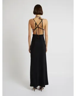 Christopher Esber Displace Lycra Dress With Crystal in Black Size AU 10  for rent on The Volte - image 4