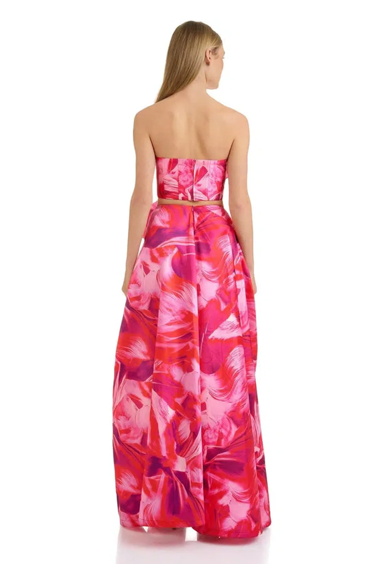 Eliya The Label Capri Skirt & Zabana Top Set Pink Multi Size L/ AU 12 - Image 4