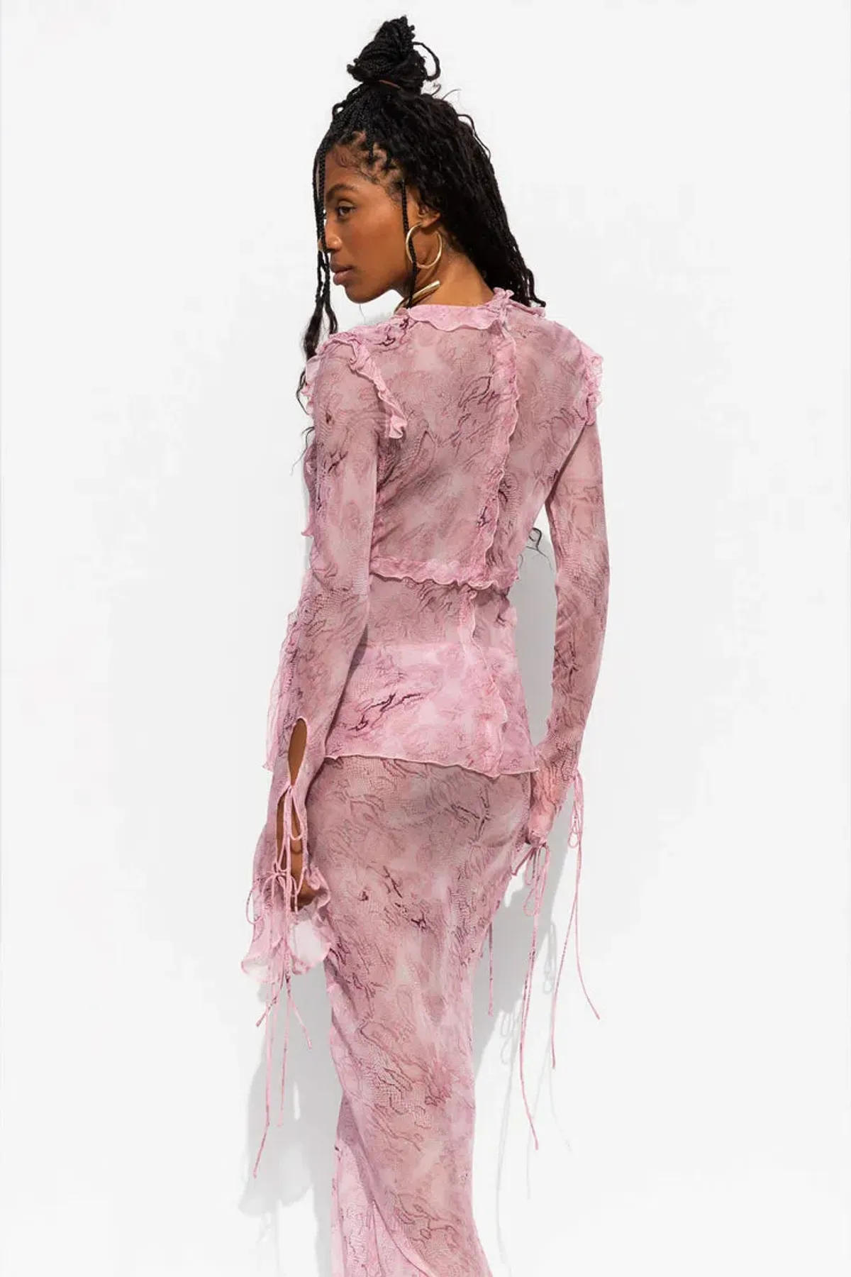 Rat & Boa Cobra Set in Pink Size L/ AU 12 - Image 5