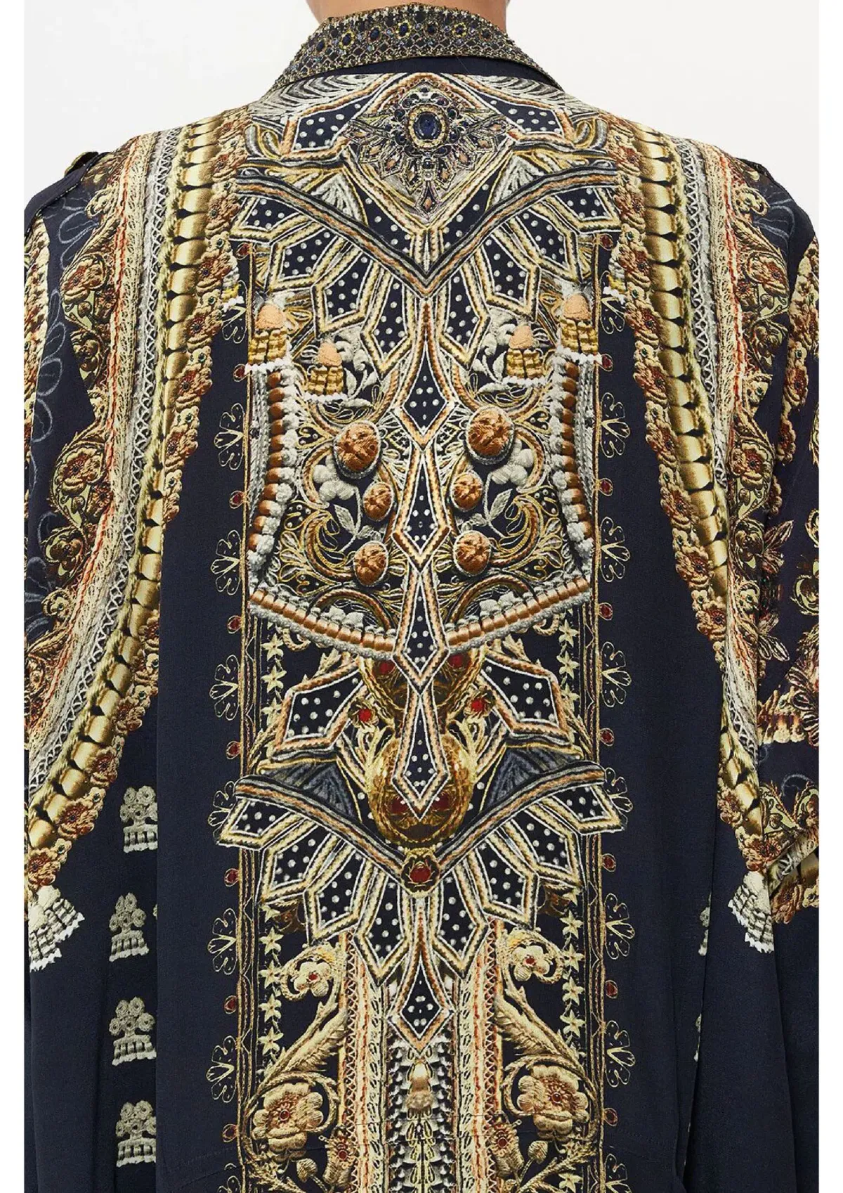 Camilla It's All Over Terero Relaxed Panel Coat Multi Size 12 - Image 4