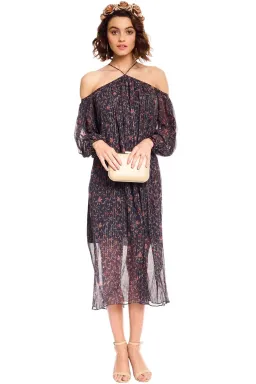 Zimmermann Havoc Suspend Midi Dress Paisley Floral Size 0 / AU 8 for rent on The Volte - image 1