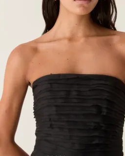 Aje Soundscape Maxi Dress Black Size 8 for rent on The Volte - image 4