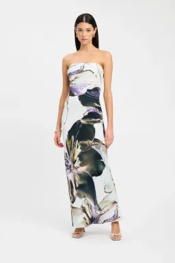 Kookai Ava Midi Dress Multi Floral Size 36 / AU 8 for rent on The Volte - image 1