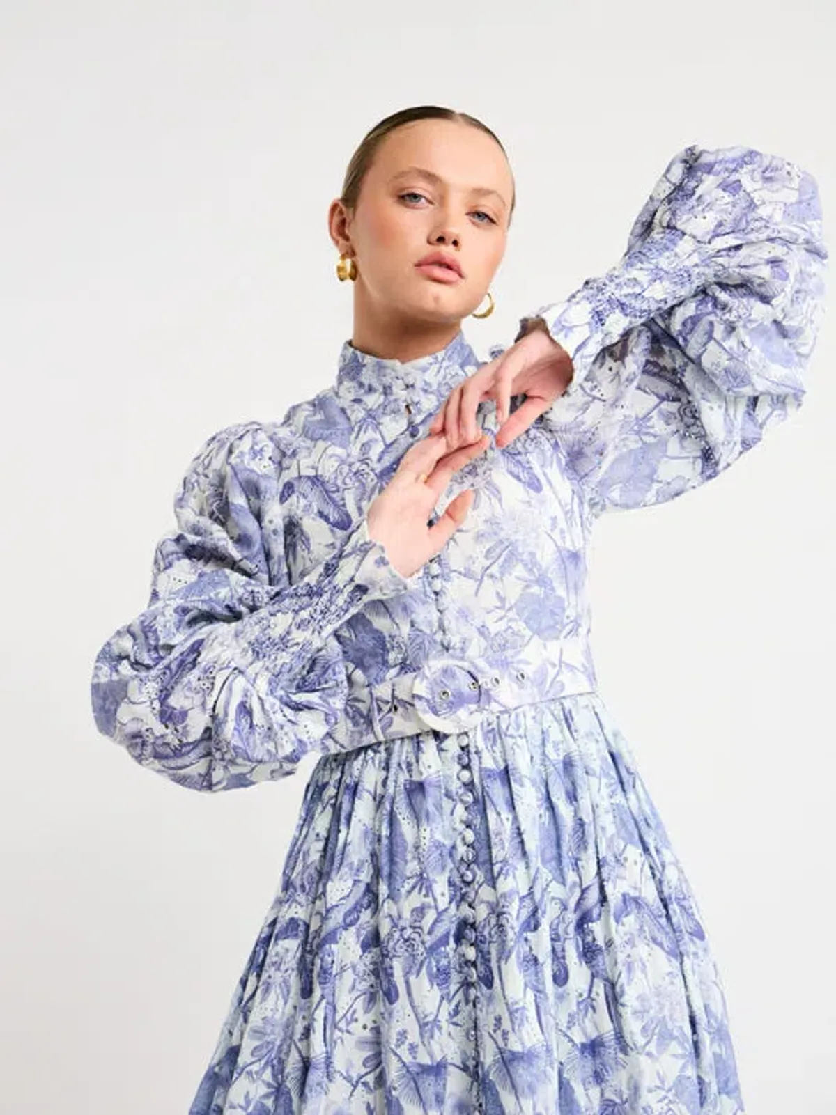 Palm Noosa Royal Flush Dress In Jungle Blue Size 12  - Image 3