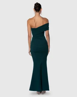Azzurielle Alani Gown Green Size 12 for rent on The Volte - image 2