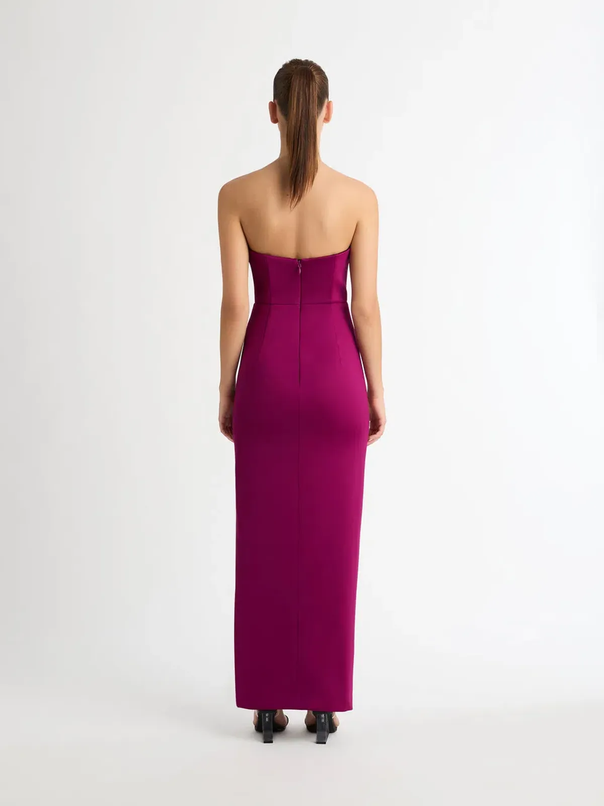 Sheike Charlie Gown Magenta Size 12 - Image 3