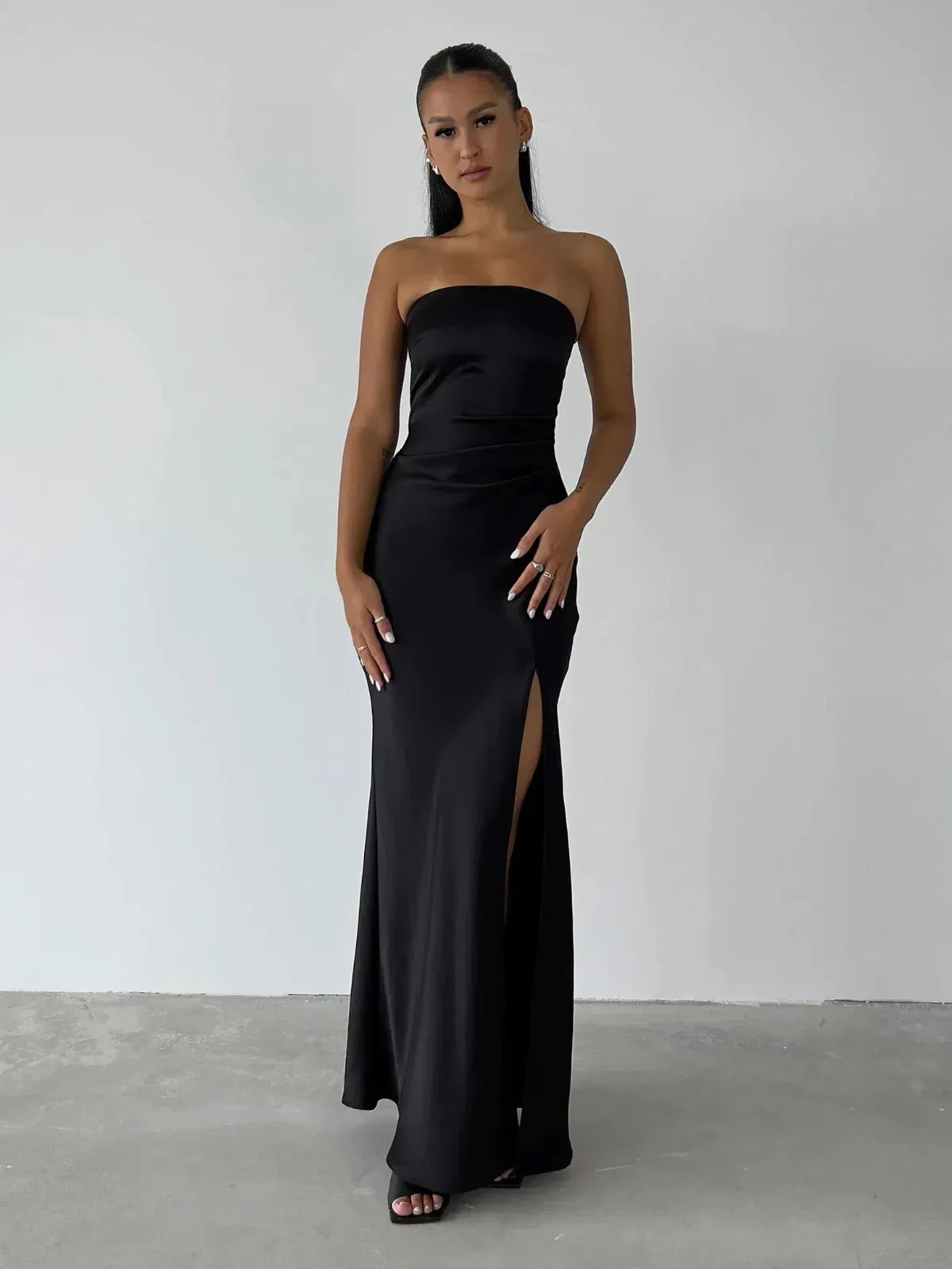 Bec & Bridge The Dreamer Strapless Dress in Black Size 6 - Image 1