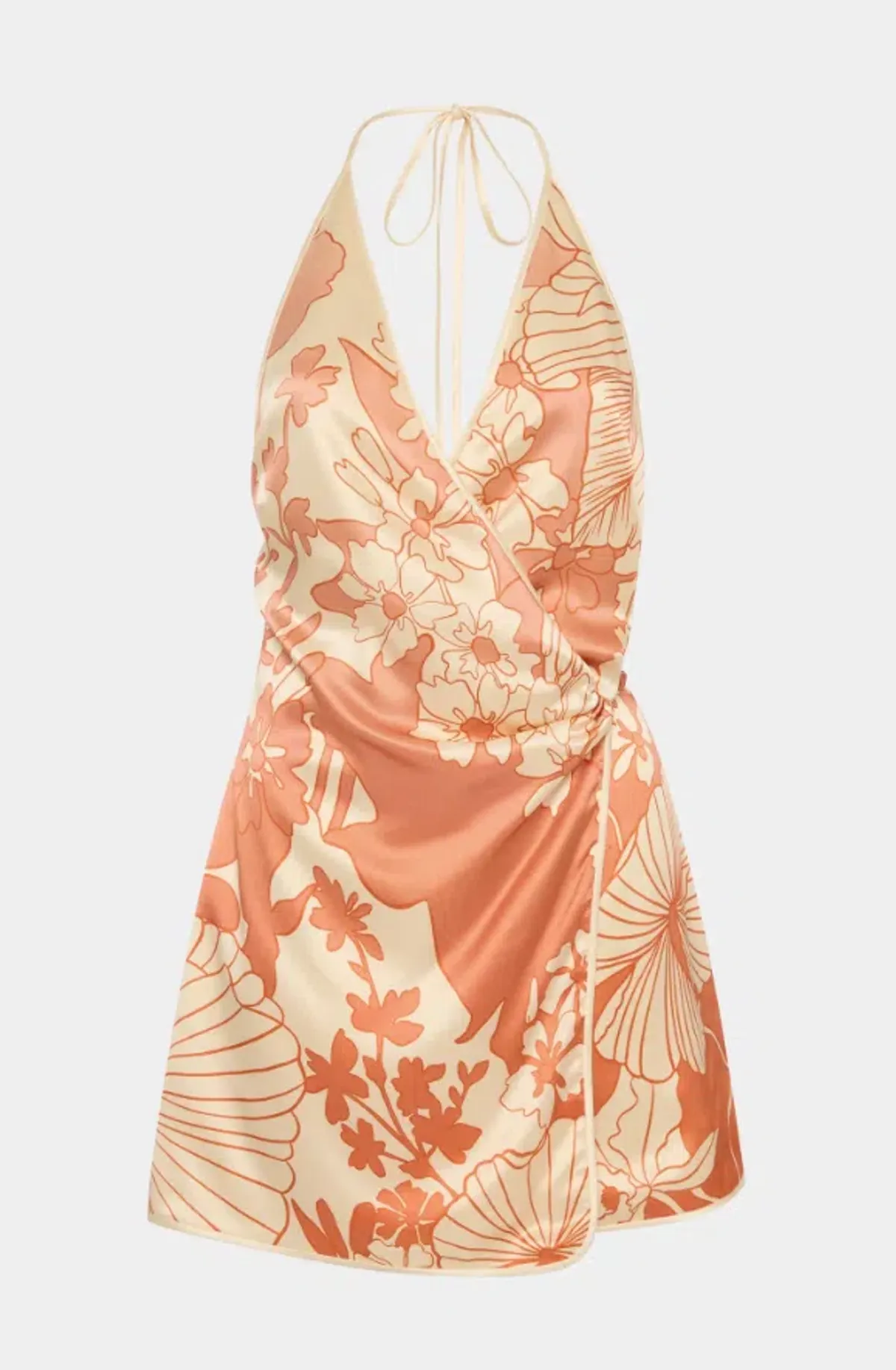 Sir the Label Como Twist Mini Dress Paradiso Print Size 8 - Image 4