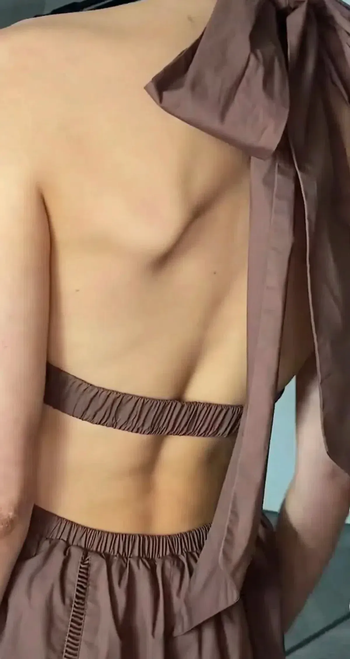 Joslin Elinor Coconut Dress Brown Size 12 - Image 4