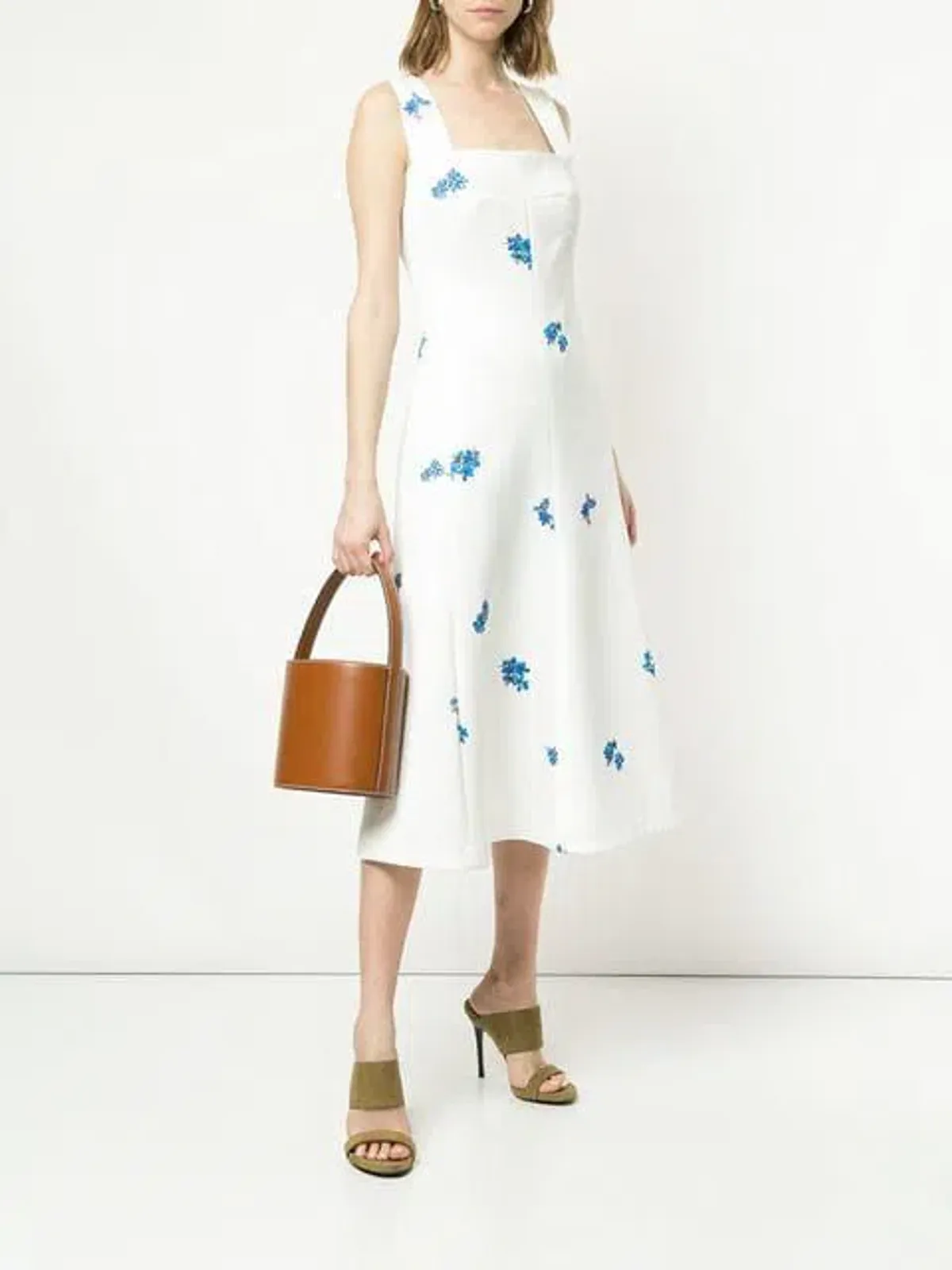 Camilla and Marc Diliana Midi Dress White Size 6 - Image 1