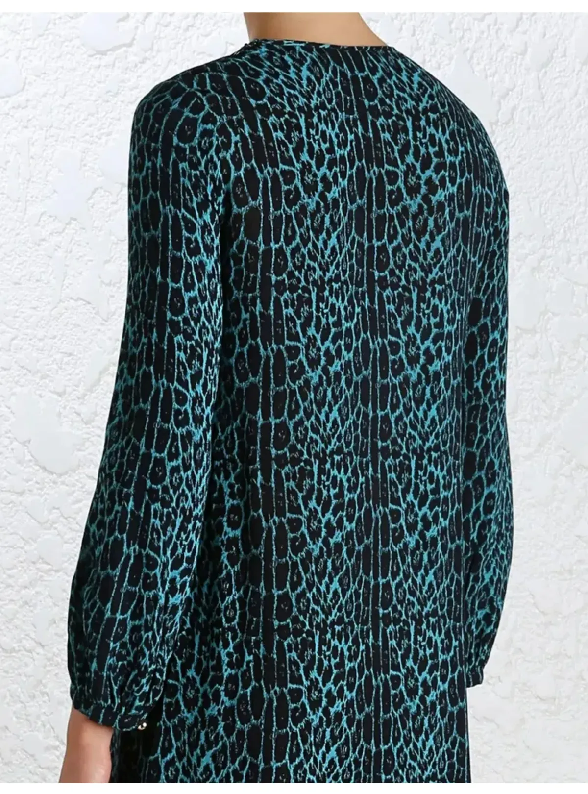 Zimmermann Esplanade Teardrop Shift Dress in Leopard Print Size 1 / AU 10 - Image 5