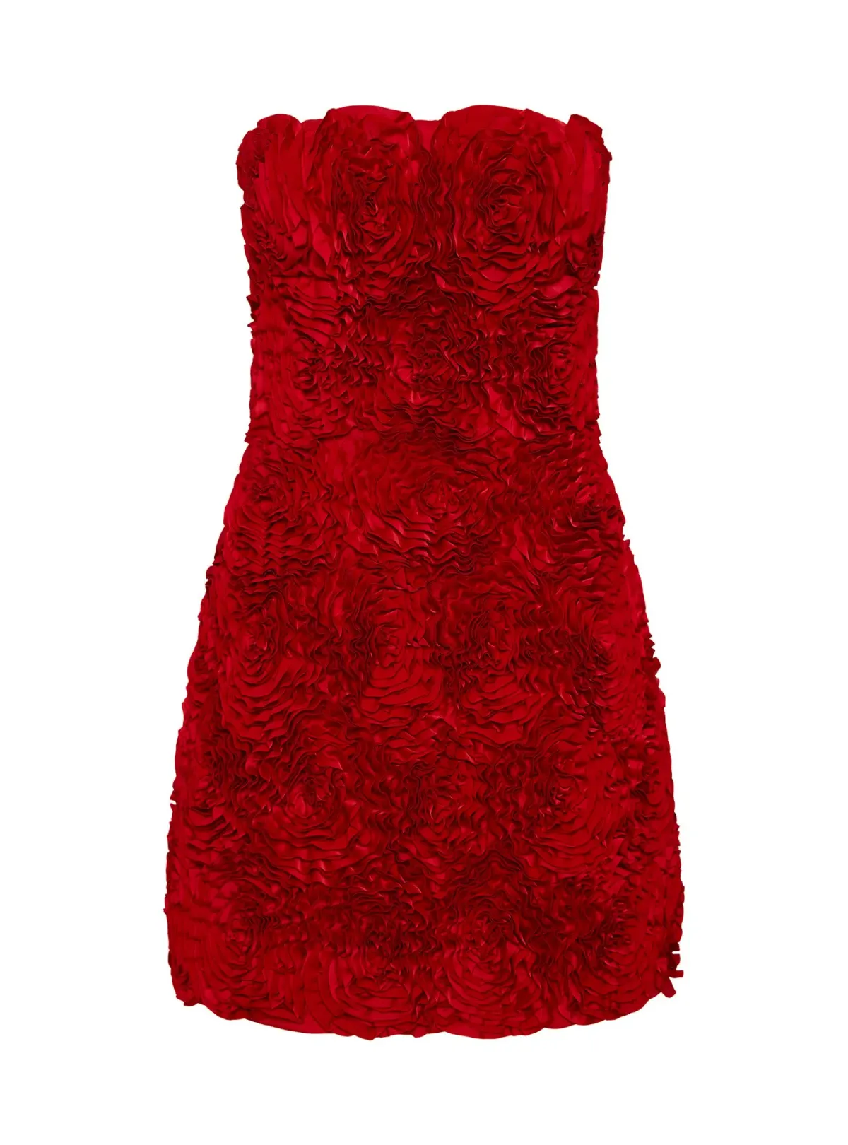 Aje Gazer Rosette Mini Dress Scarlet Red Size AU 6 - Image 5