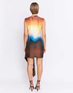 Pfeiffer Lexington Mini Dress in Earth Size L / AU 14 for rent on The Volte - image 5
