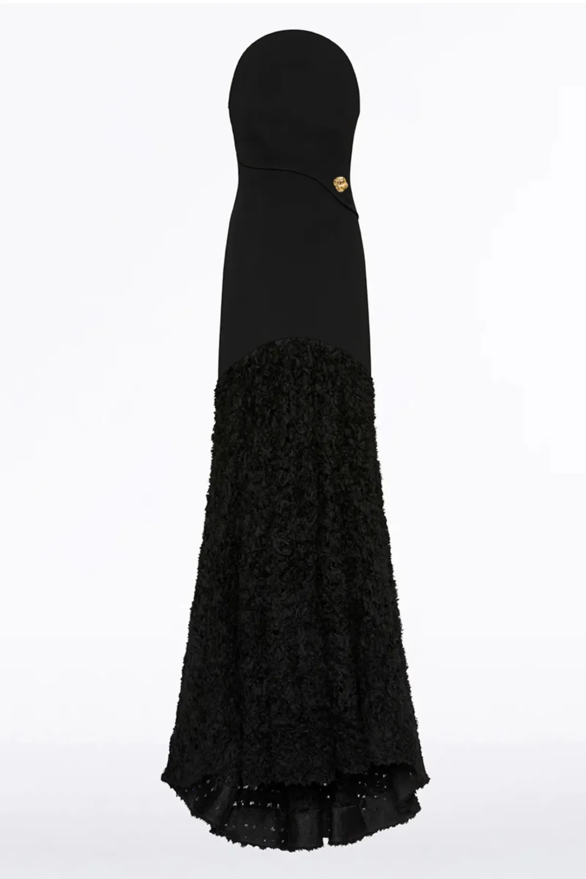 Carla Zampatti Nastro Strapless Gown Black Size 6 - Image 5