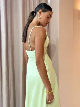 One Fell Swoop Hepburn Maxi In Limoncello Size 6 for rent on The Volte - image 5