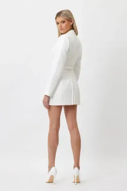 Bianca and Bridgett Mara Blazer Dress White Size 10 for rent on The Volte - image 3
