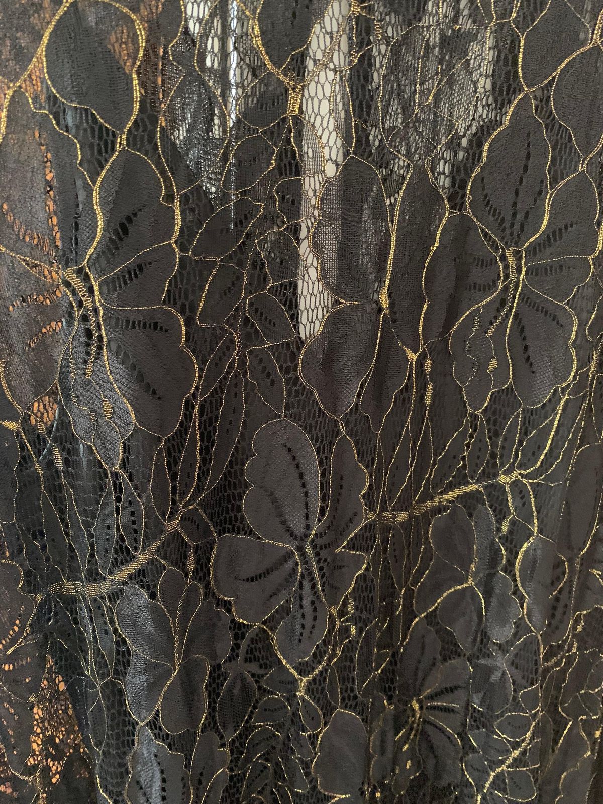 Alice McCall black & gold lace dress - Image 2