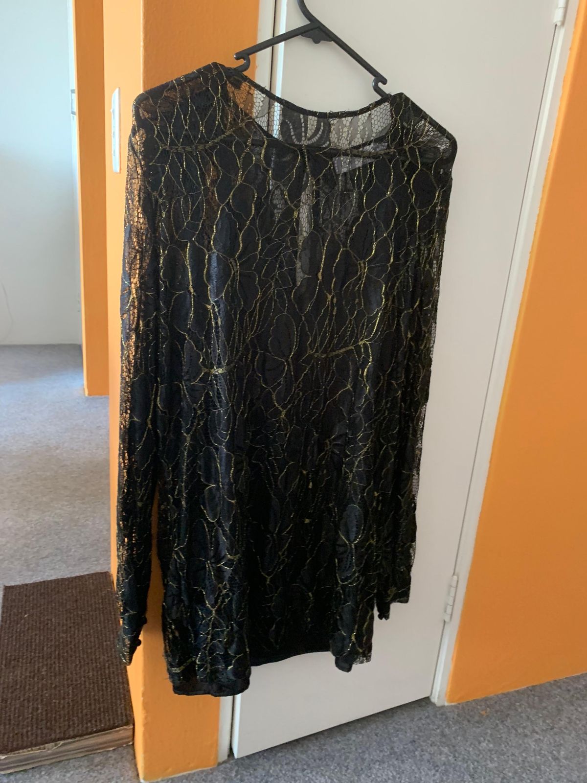 Alice McCall black & gold lace dress - Image 1