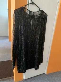 Alice McCall black & gold lace dress for rent on The Volte - image 1