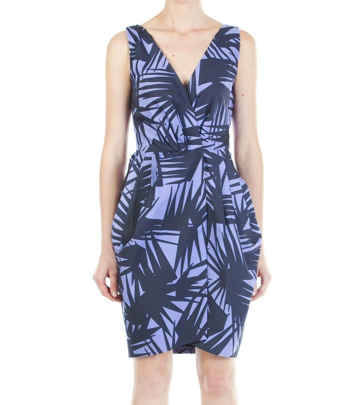 Gorman Palm Warp Dress - Image 1