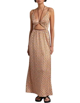Bec & Bridge Casablanca Cut Out Maxi Dress Multi Size 8 for rent on The Volte - image 1