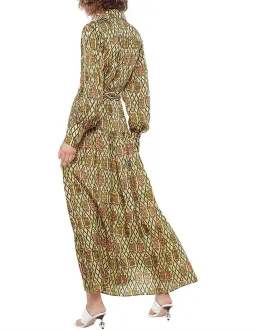 Manning Cartell Sugar Pop Long Sleeve Shirt Dress Floral Size 10 for rent on The Volte - image 3