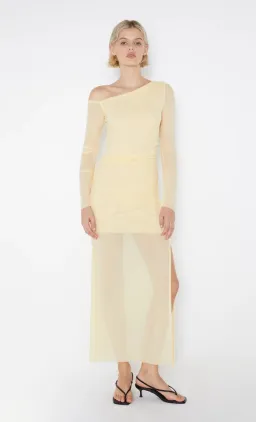 Bec & Bridge Fae Asym Long Sleeve Dress Butter Yellow Size 10 for rent on The Volte - image 6