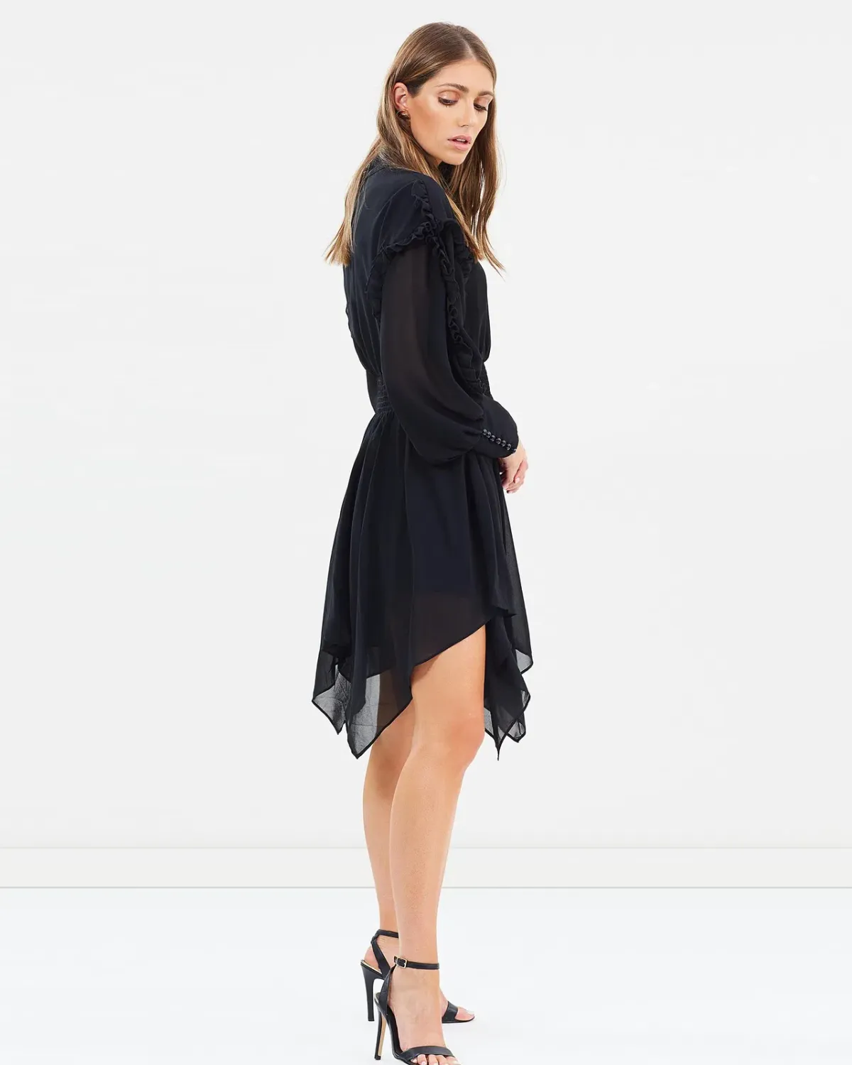 Mossman Nothing Ever Seen Before Dress Black Size AU 10 - Image 3