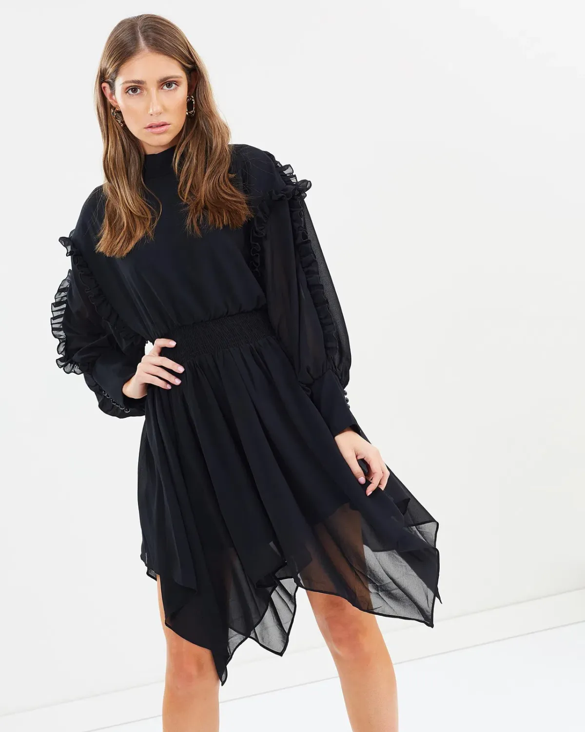 Mossman Nothing Ever Seen Before Dress Black Size AU 10 - Image 6