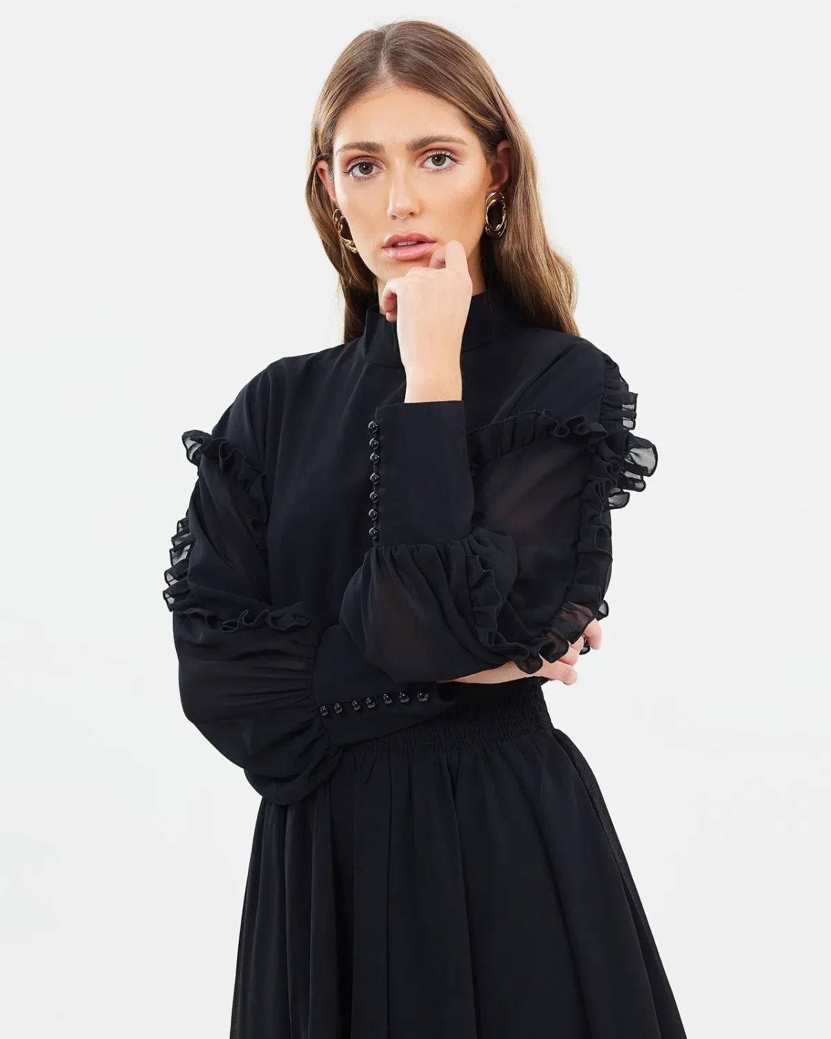 Mossman Nothing Ever Seen Before Dress Black Size AU 10 - Image 5