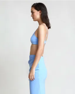 Bec and Bridge Noa Bralette and Midi Skirt Set Blue Size AU 6 for rent on The Volte - image 3