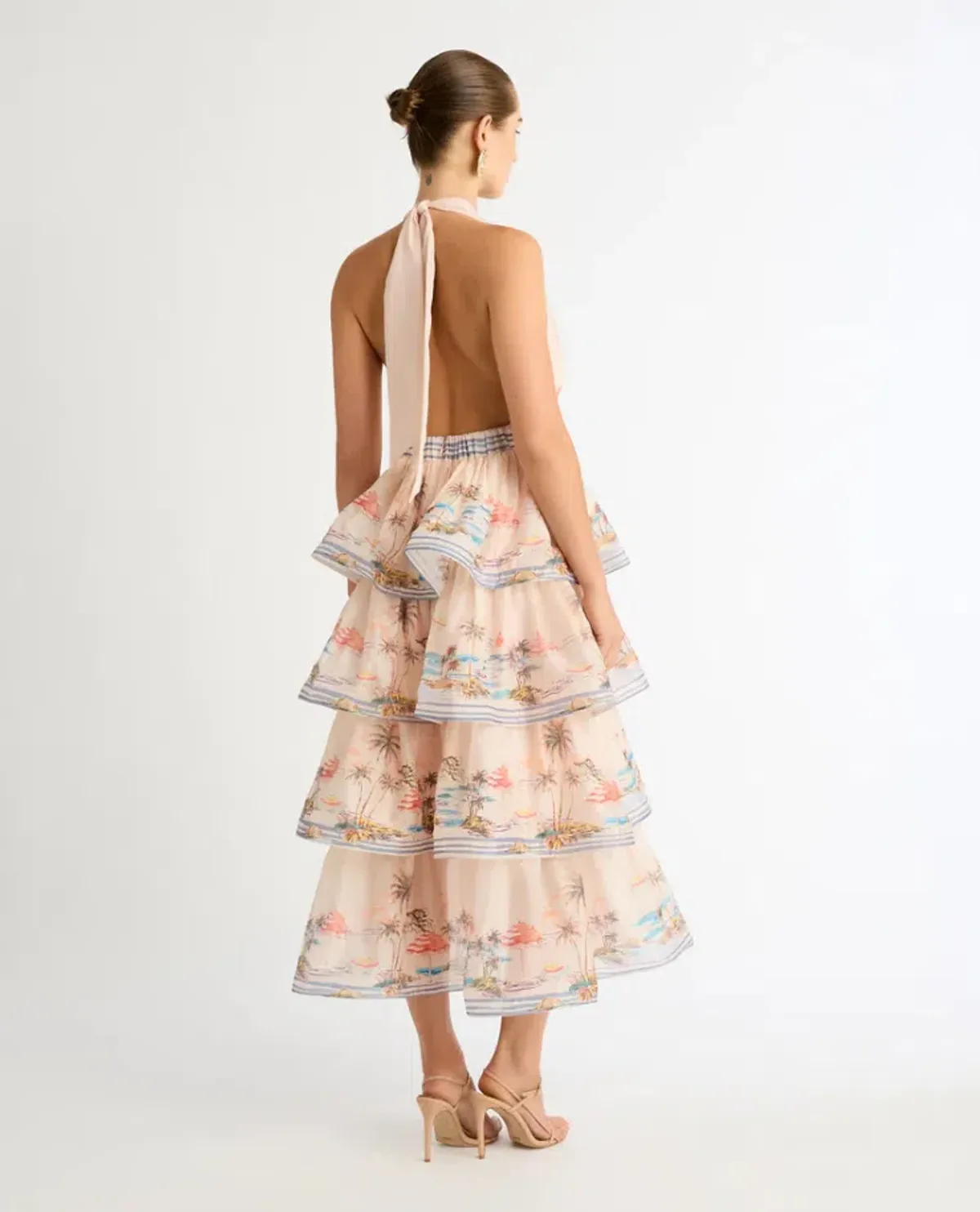 Sheike Riviera Max Dress Blush Pink Size 10 - Image 4